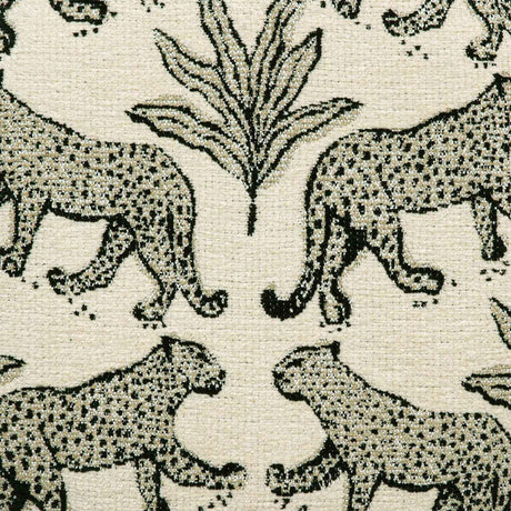 Dex Leopard Jacquard Ottoman by TOV Furniture at Eve Furniture