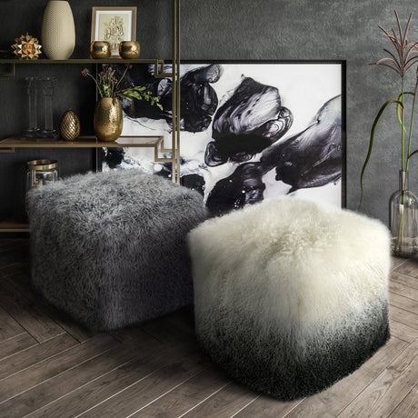 Tibetan Sheep Pouf by TOV Furniture at Eve Furniture