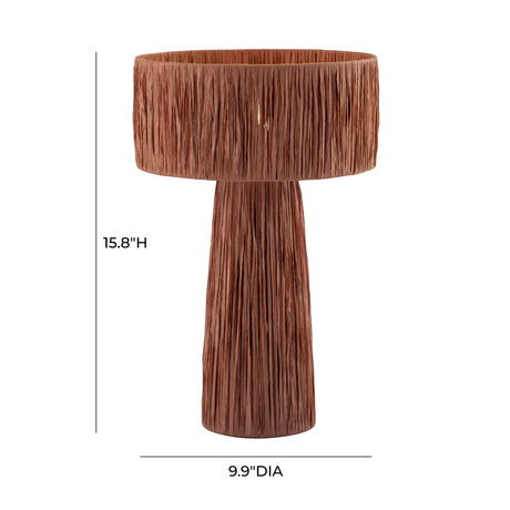 Shelby Raffia Table Lamp by TOV Furniture at Eve Furniture