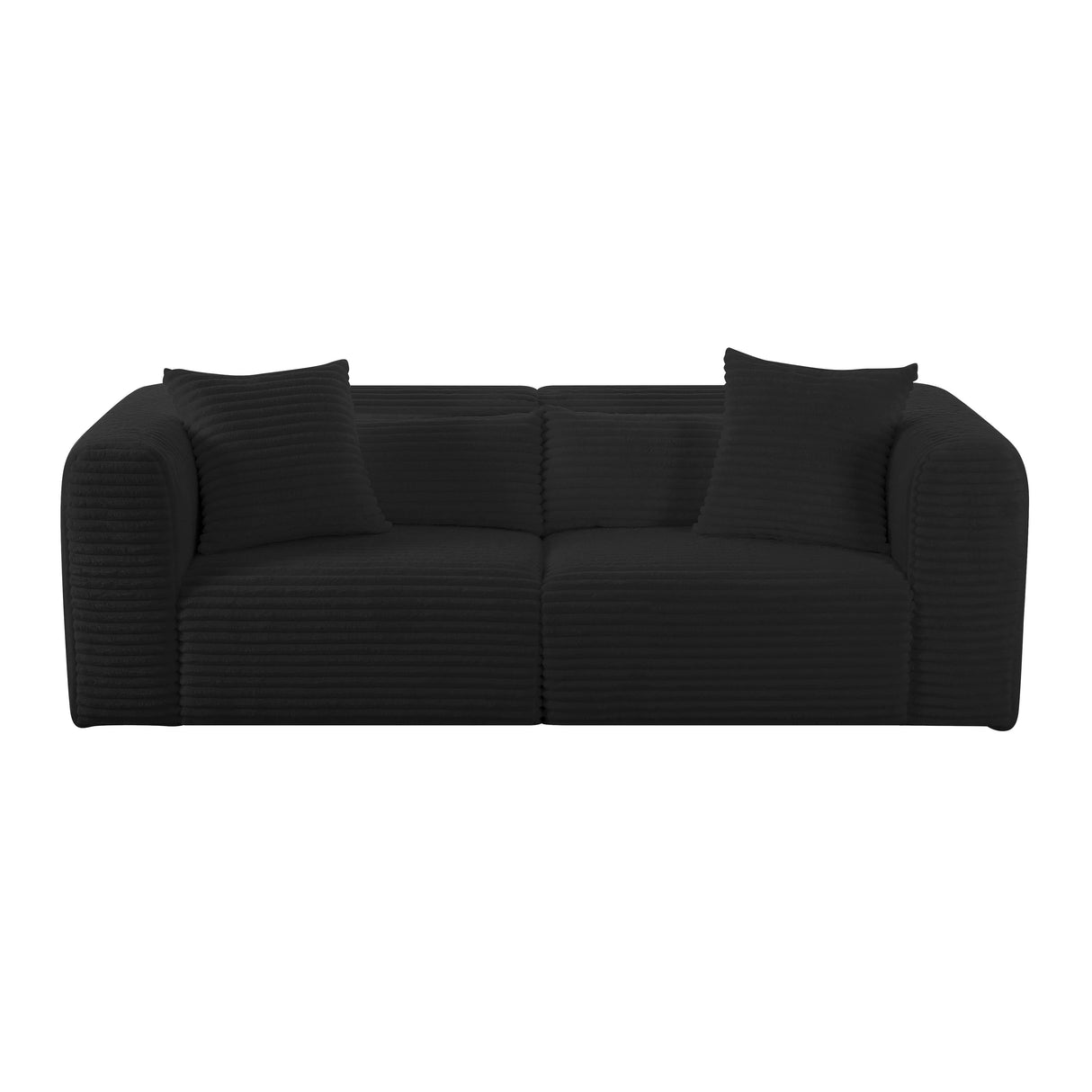 Tarra Fluffy Oversized Corduroy Modular Loveseat by TOV Furniture at Eve Furniture