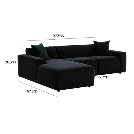 Olafur Upholstered Sectional by TOV Furniture at Eve Furniture