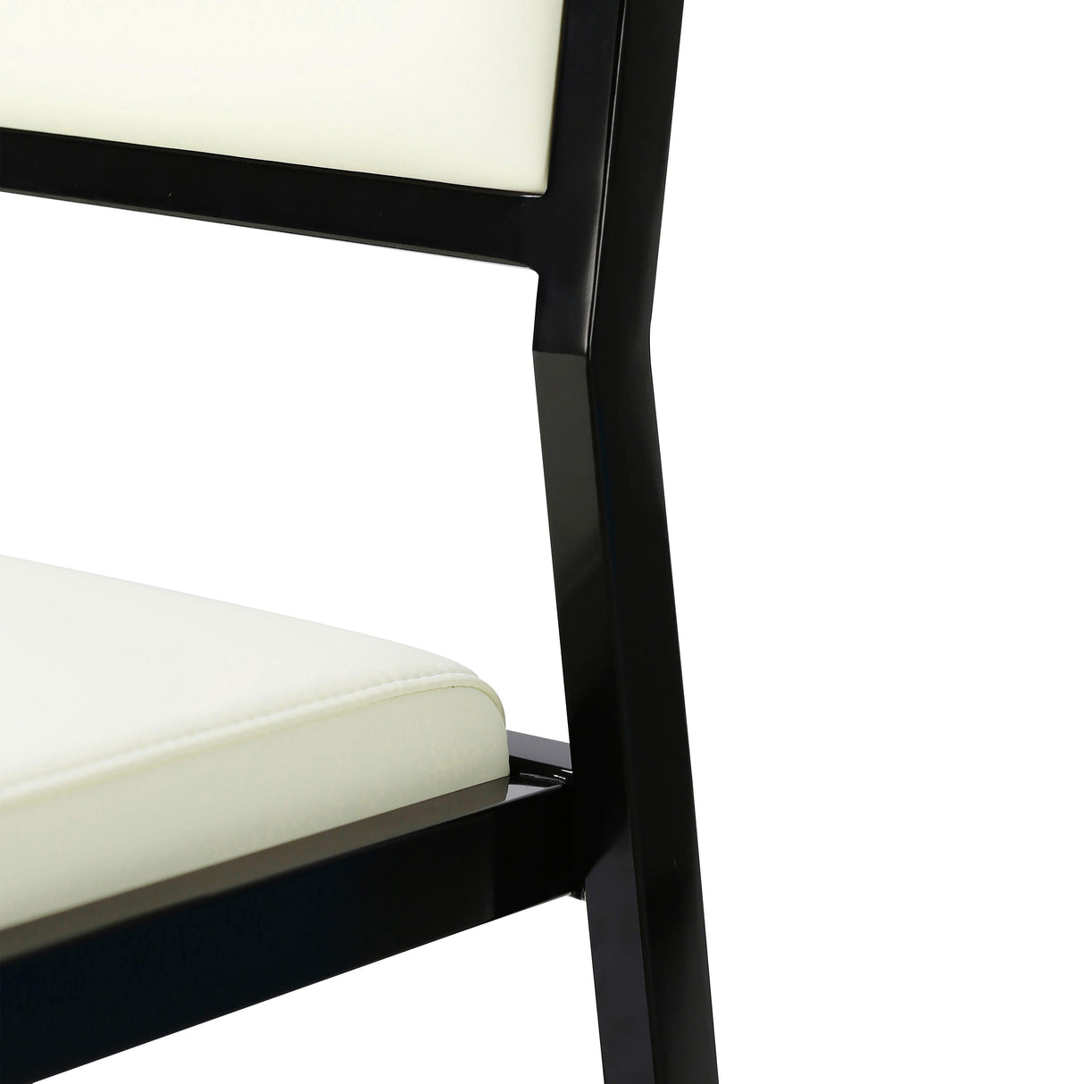 Gale Performance Vegan Leather Stackable Stool - Set of 2 by TOV Furniture at Eve Furniture