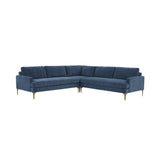 Serena Velvet L-Sectional by TOV Furniture at Eve Furniture