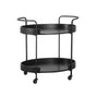Cyril Black Bar Cart by TOV Furniture at Eve Furniture