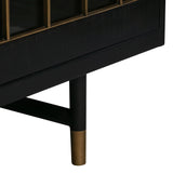 Gatsby Black Acacia Wood 66" Buffet by TOV Furniture at Eve Furniture