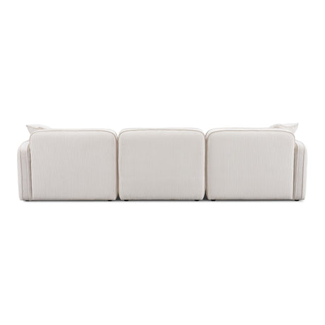 Travie Performance Corduroy Velvet 4-Piece Modular Sectional by TOV Furniture at Eve Furniture