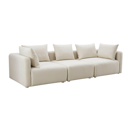 Hangover Cream Performance Linen Sofa by TOV Furniture at Eve Furniture