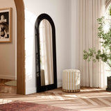 Tanya Rattan 70" Floor Mirror by TOV Furniture at Eve Furniture