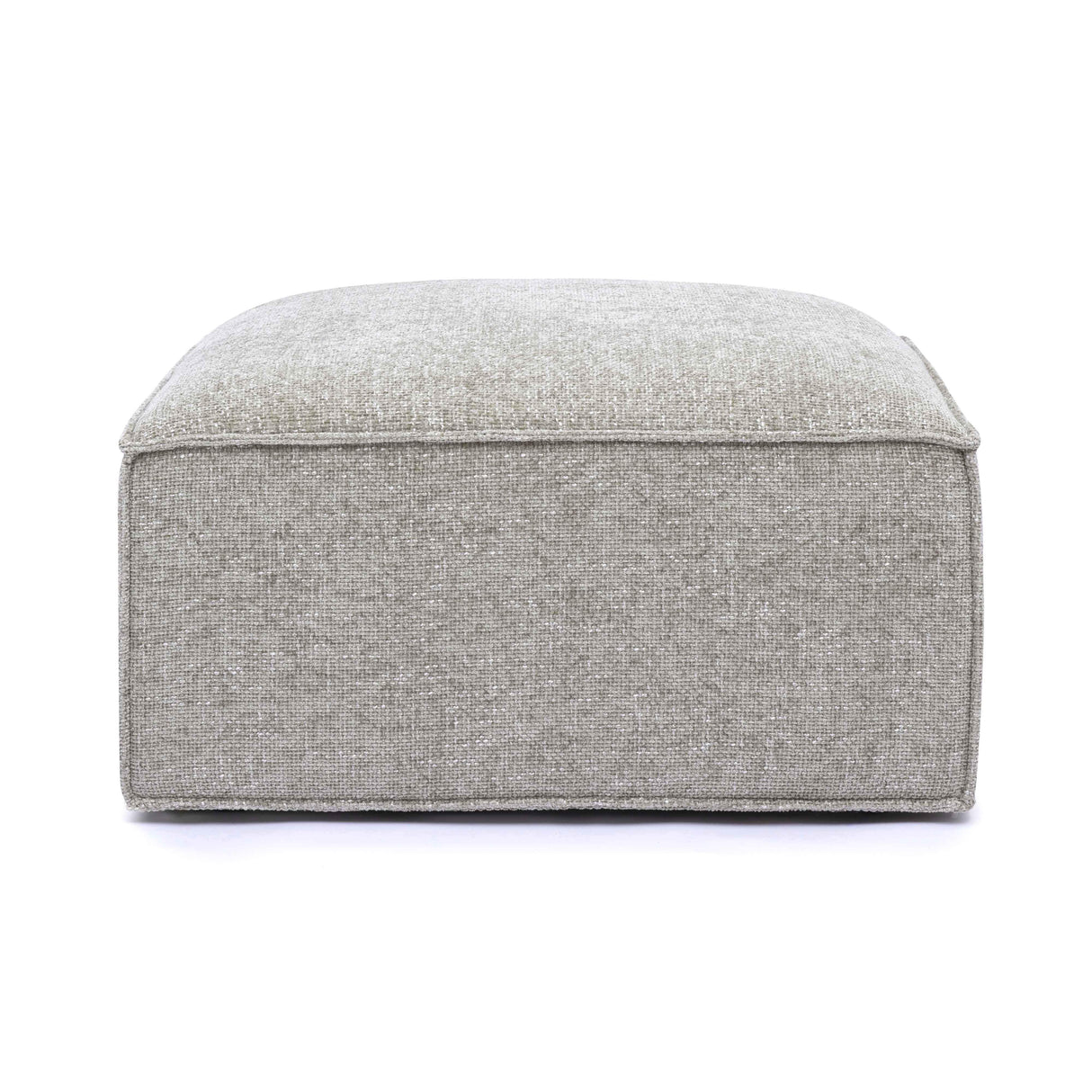 Mindy Chenille Basketweave Ottoman by TOV Furniture at Eve Furniture
