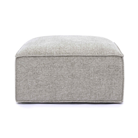 Mindy Chenille Basketweave Ottoman by TOV Furniture at Eve Furniture
