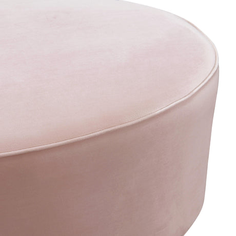 Scarlett Velvet Oval Ottoman by TOV Furniture at Eve Furniture