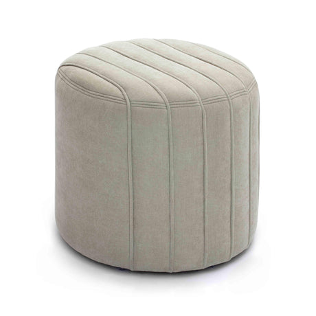 Pouch Chenille Ottoman by TOV Furniture at Eve Furniture