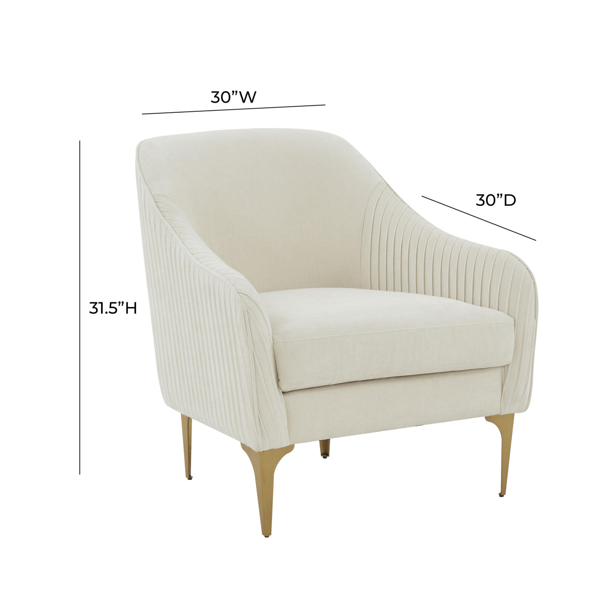 Serena Velvet Accent Chair by TOV Furniture at Eve Furniture