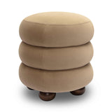 Stefanie Velvet Ottoman by TOV Furniture at Eve Furniture