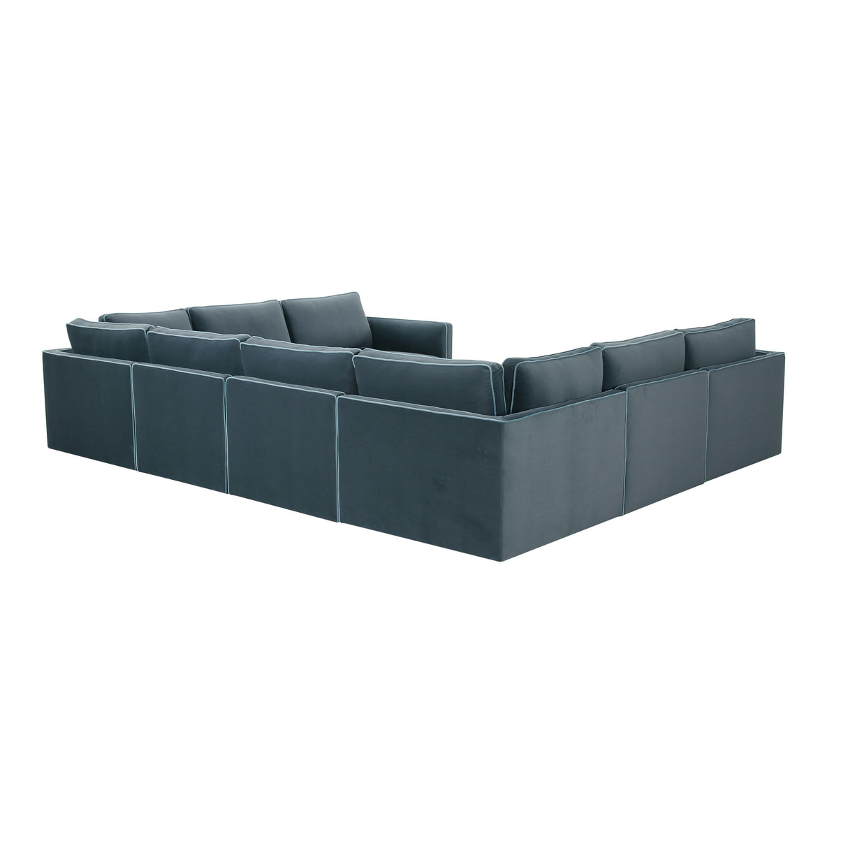 Willow Velvet Modular Large U Sectional by TOV Furniture at Eve Furniture
