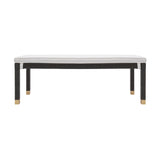 Amara Woven Rattan Performance Fabric Bench by TOV Furniture at Eve Furniture