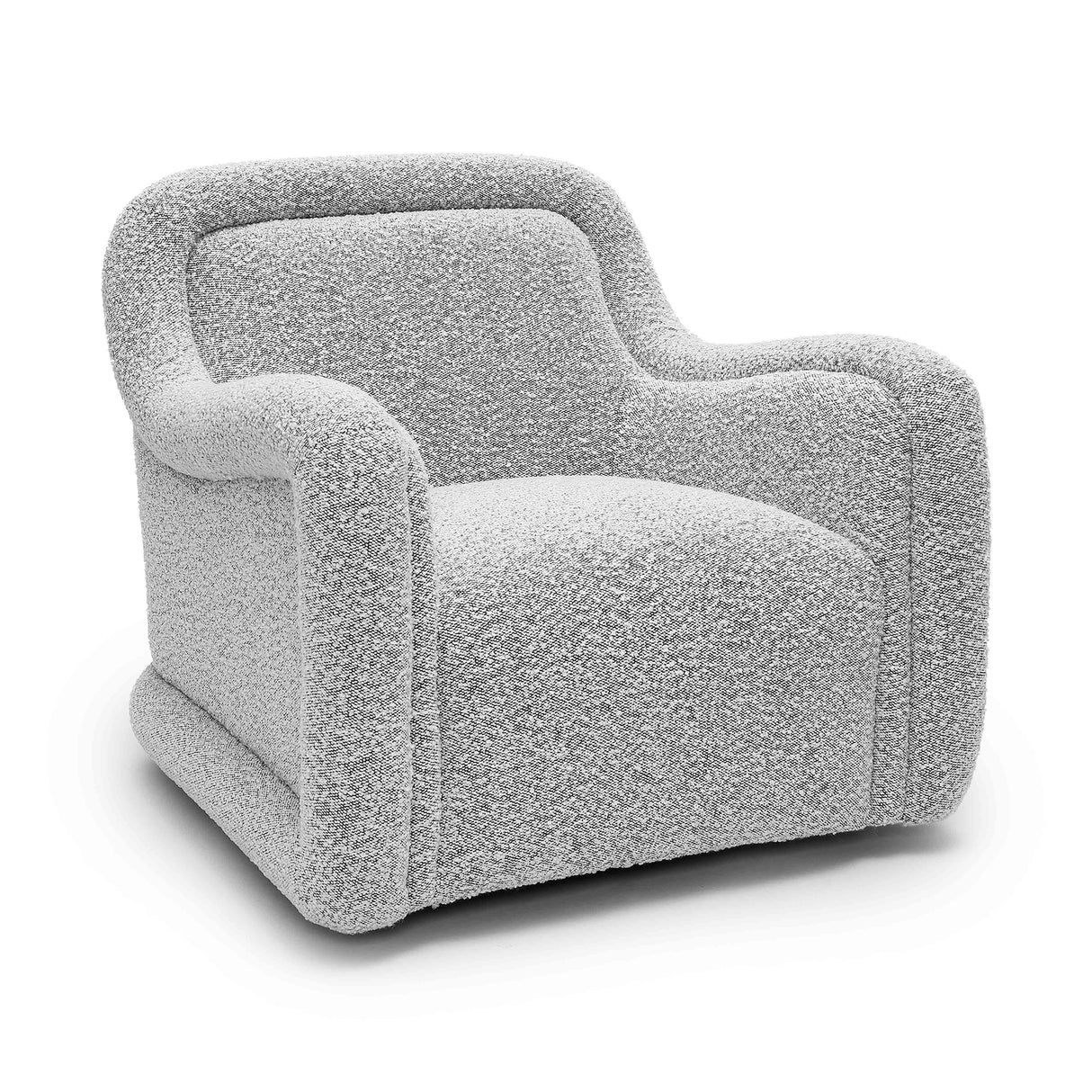 Charli Boucle Swivel Chair by TOV Furniture at Eve Furniture