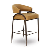 Tatum Performance Vegan Leather Counter Stool by TOV Furniture at Eve Furniture