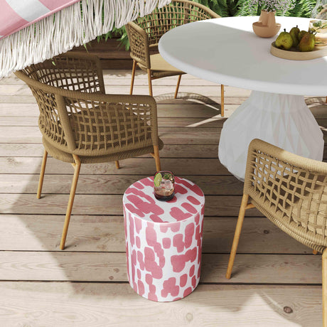 Taurus Ceramic Indoor/Outdoor Stool by TOV Furniture at Eve Furniture