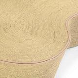 Slab Natural Seagrass Coffee Table by TOV Furniture at Eve Furniture