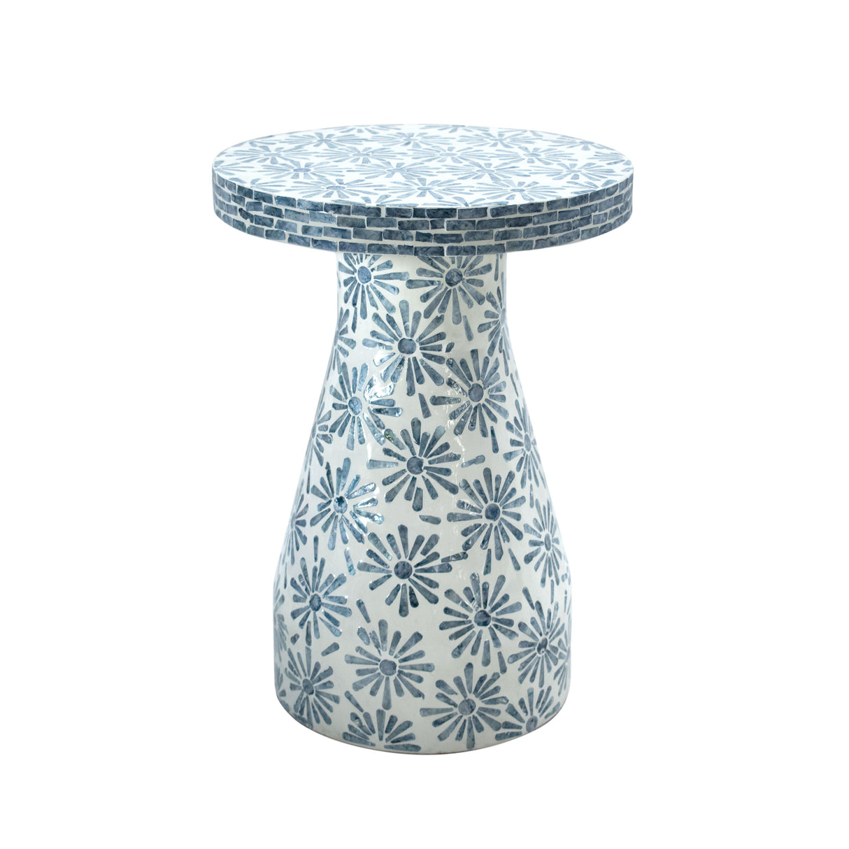 Halio Shell Side Table by TOV Furniture at Eve Furniture