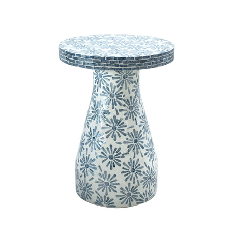 Halio Shell Side Table by TOV Furniture at Eve Furniture