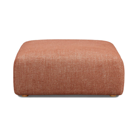Hangover Heavy Textured Fabric Ottoman by TOV Furniture at Eve Furniture