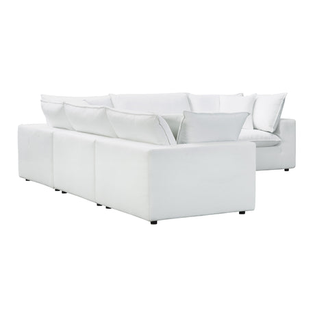 Cali Performance Fabric Modular 5-Piece L-Sectional by TOV Furniture at Eve Furniture