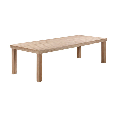 Cassie Natural Outdoor Rectangular Dining Table by TOV Furniture at Eve Furniture