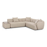 Sylvie Cream Boucle 4-Piece Chaise Sectional by TOV Furniture at Eve Furniture