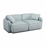 Travie Performance Corduroy Velvet Modular Loveseat by TOV Furniture at Eve Furniture