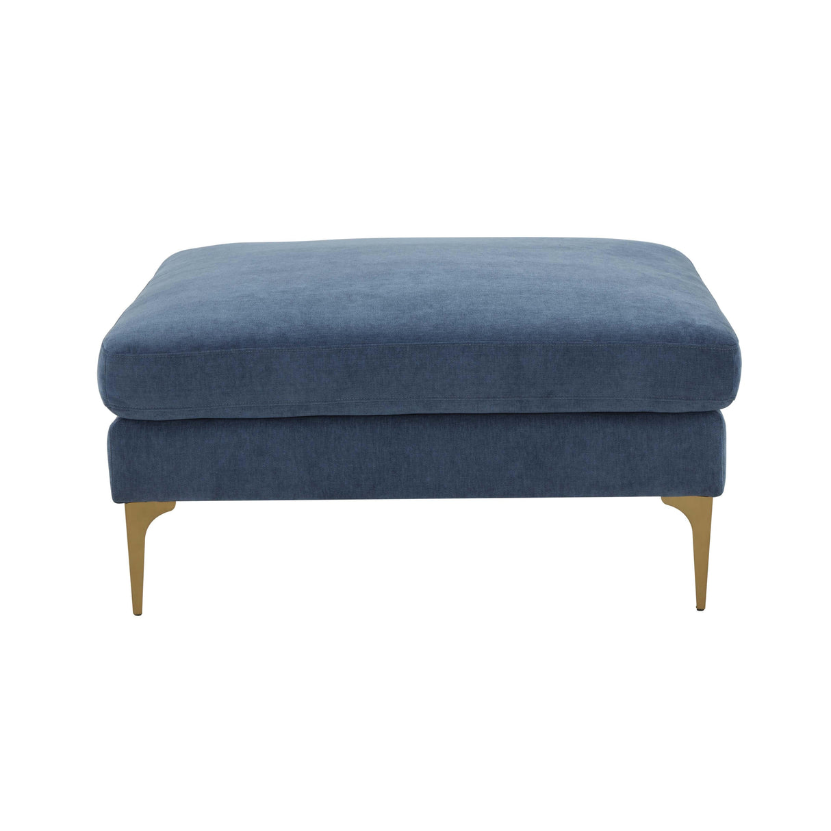 Serena Velvet Ottoman by TOV Furniture at Eve Furniture
