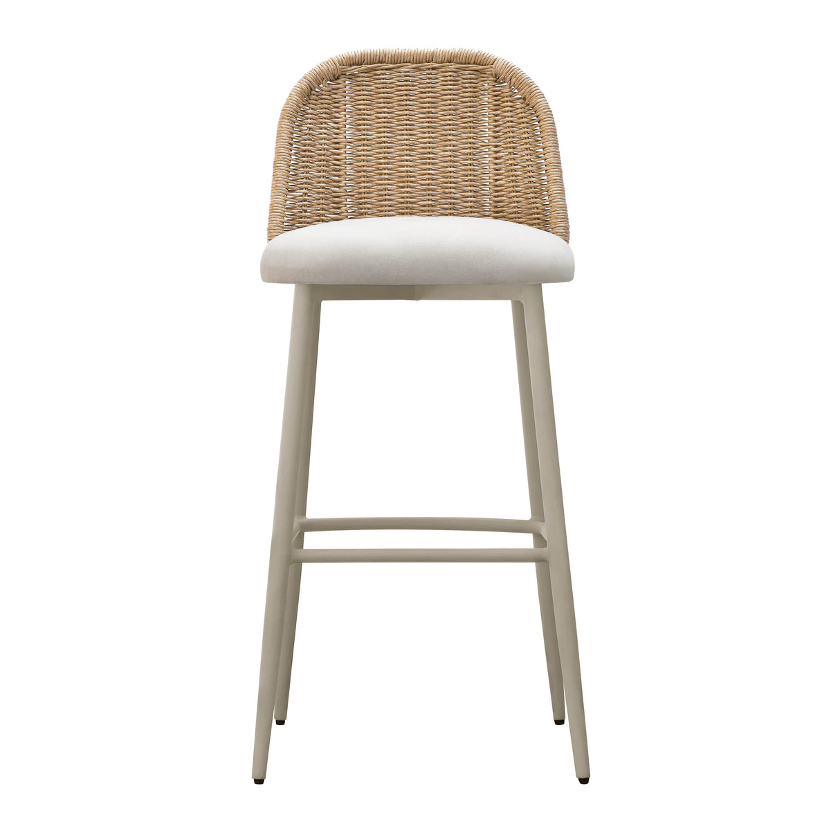Alexa Performance Fabric Outdoor Stool by TOV Furniture at Eve Furniture