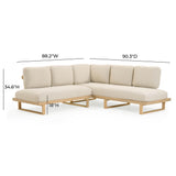 Evan Cream Outdoor L-Sectional by TOV Furniture at Eve Furniture