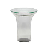 Cassandra Glass Flared Side Table by TOV Furniture at Eve Furniture
