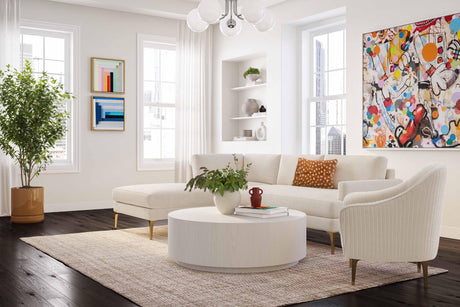 Serena Velvet Chaise Sectional by TOV Furniture at Eve Furniture