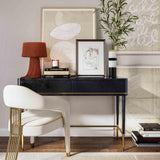 Mariah Two Drawer Desk by TOV Furniture at Eve Furniture