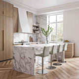 Paddy Performance Vegan Leather Adjustable Stool by TOV Furniture at Eve Furniture