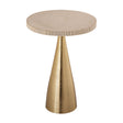 Celeste Ribbed Side Table by TOV Furniture at Eve Furniture