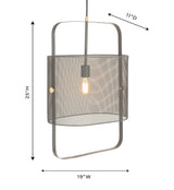 Klaus Iron Ceiling Pendant by TOV Furniture at Eve Furniture