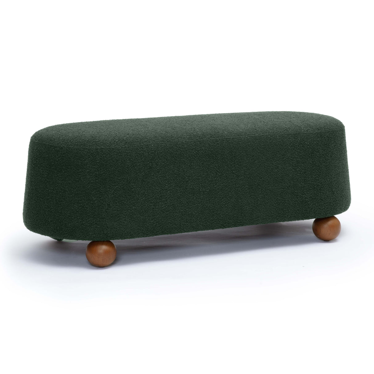 Jaine Boucle Large Ottoman by TOV Furniture at Eve Furniture