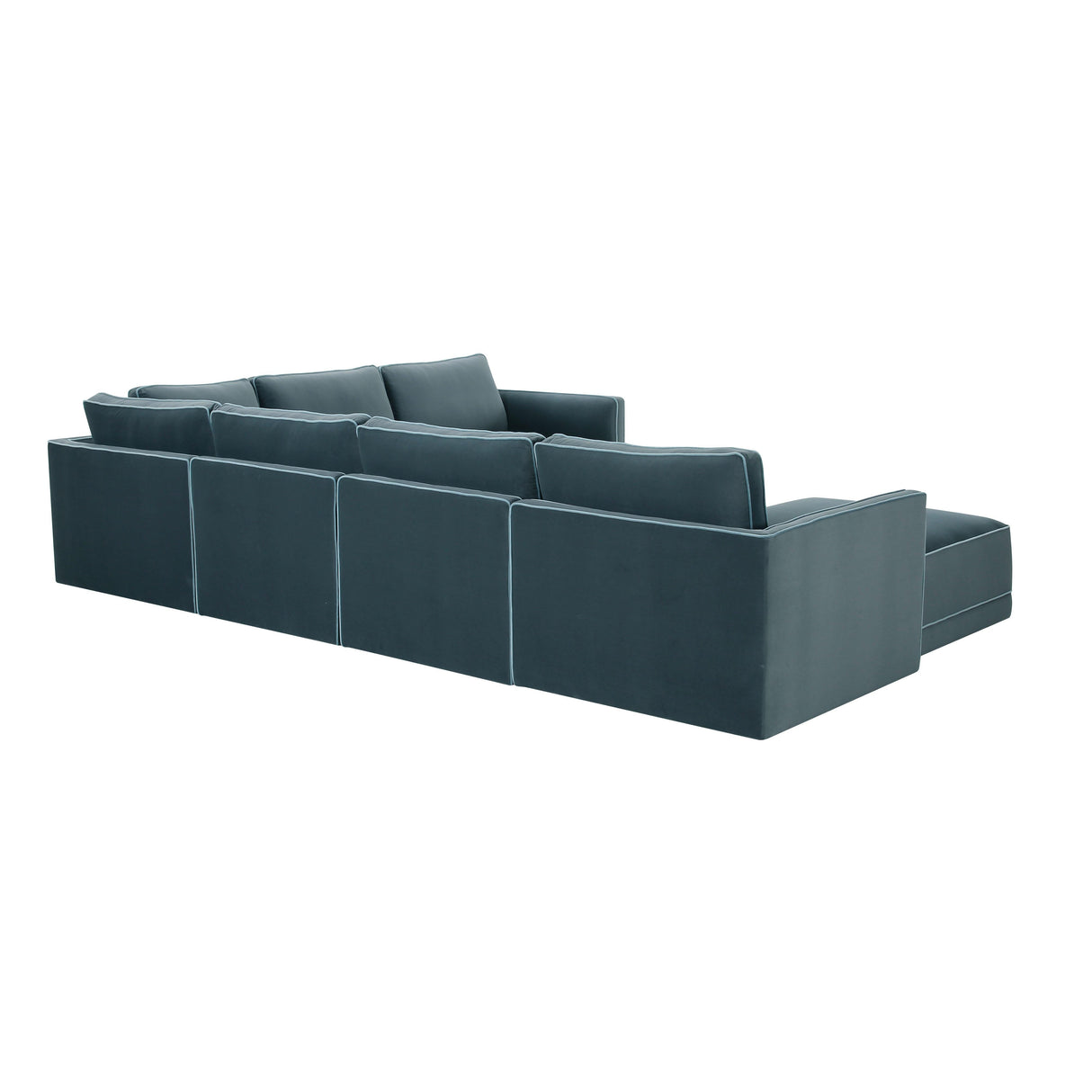 Willow Velvet Modular Large Chaise Sectional by TOV Furniture at Eve Furniture