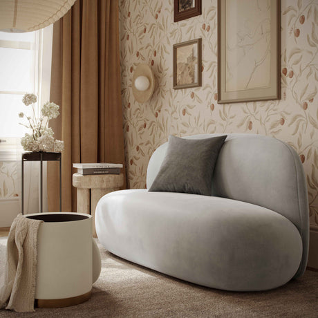 Carraway Upcycled Chenille Loveseat by TOV Furniture at Eve Furniture