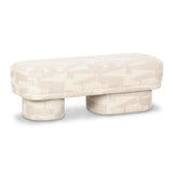 Lena Jacquard Bench by TOV Furniture at Eve Furniture