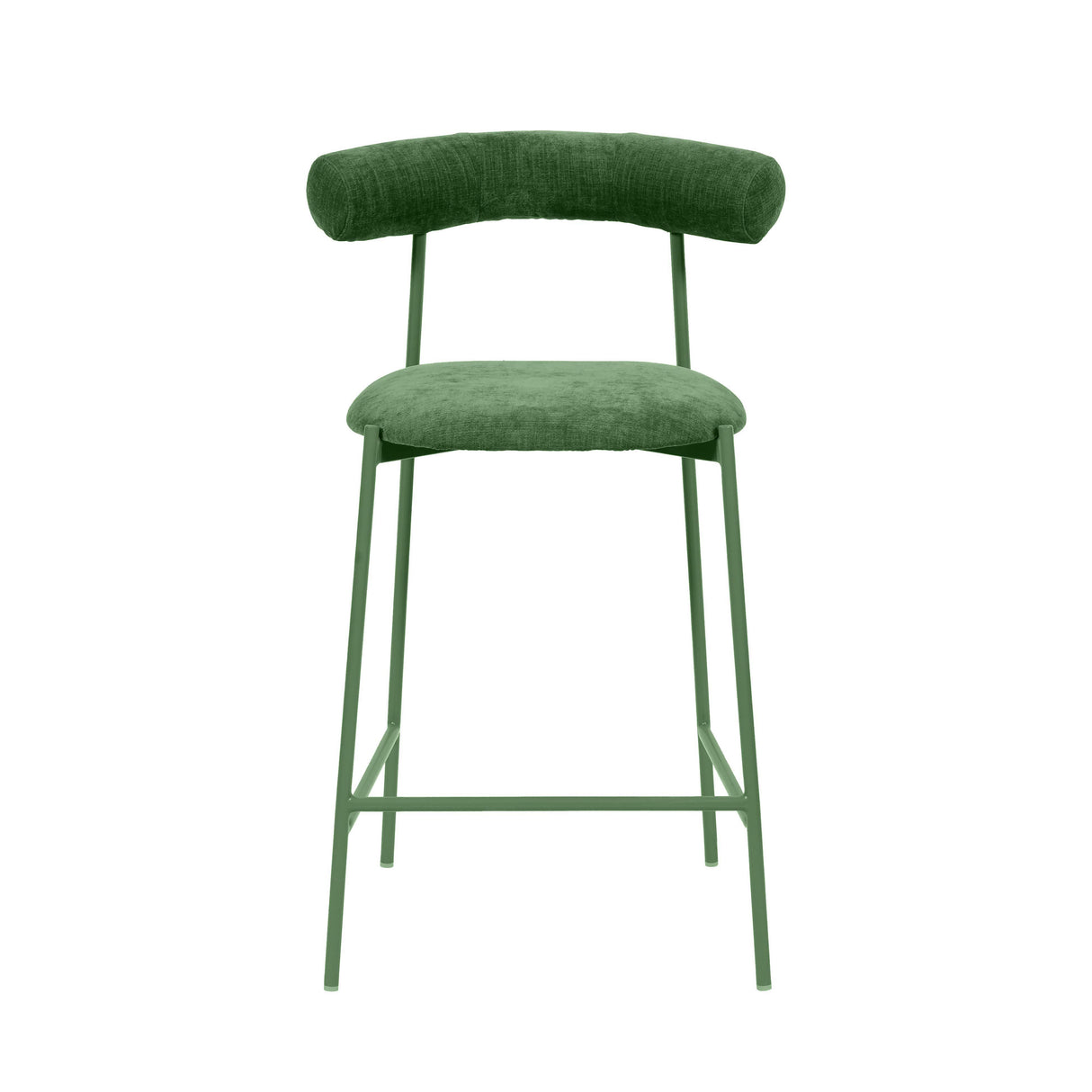 Liliana Performance Velvet Stool by TOV Furniture at Eve Furniture