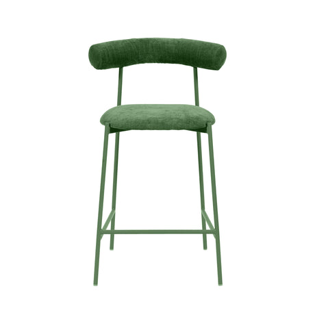 Liliana Performance Velvet Stool by TOV Furniture at Eve Furniture