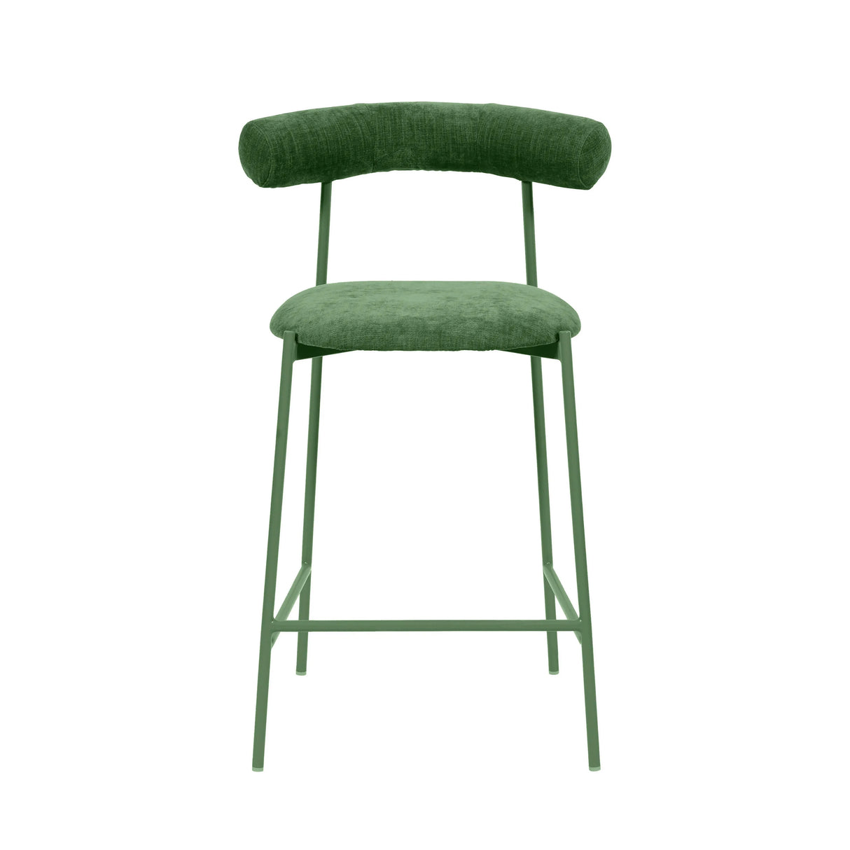 Liliana Performance Velvet Stool by TOV Furniture at Eve Furniture