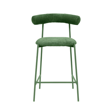 Liliana Performance Velvet Stool by TOV Furniture at Eve Furniture