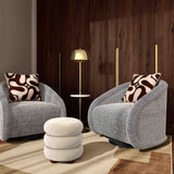 Rory Boucle Swivel Chair by TOV Furniture at Eve Furniture