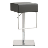 Seville Performance Vegan Leather Adjustable Stool by TOV Furniture at Eve Furniture